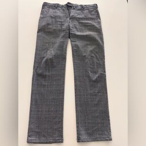 Roda Luca Roda (Italy) Men's Black/White Check Pants EU48/US32 Waist, 30 Inseam